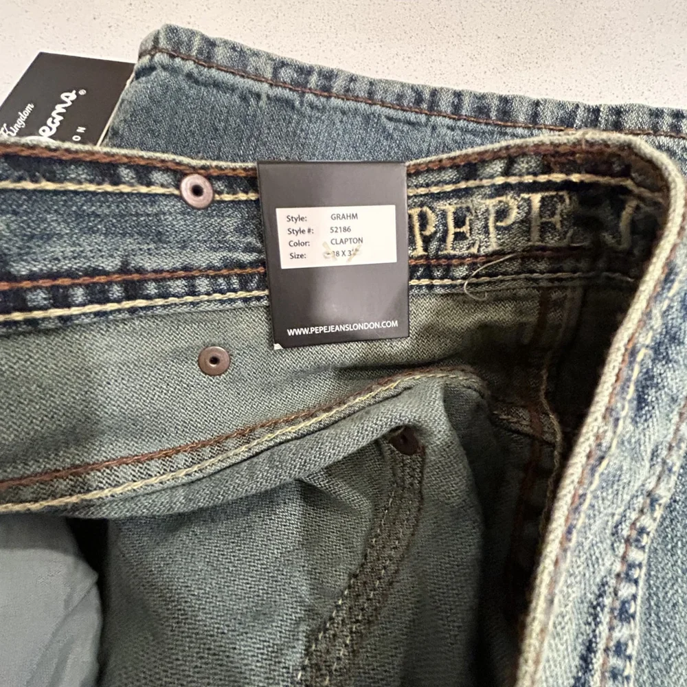 Mens Pepe Jeans Relaxed Low-Rise Straight Leg NWT 38x30 - Picture 7 of 16